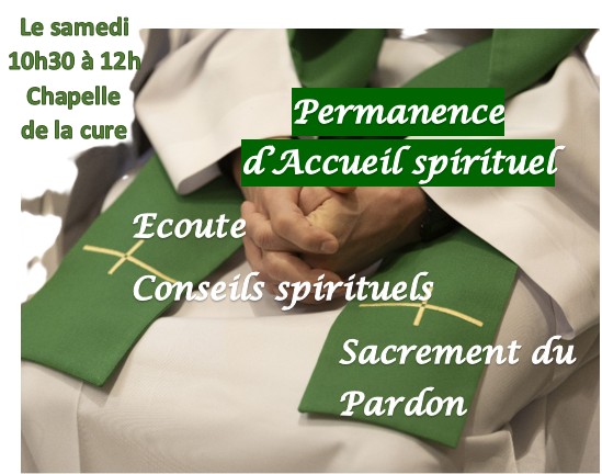 PERMANENCE D’ACCUEIL SPIRITUEL